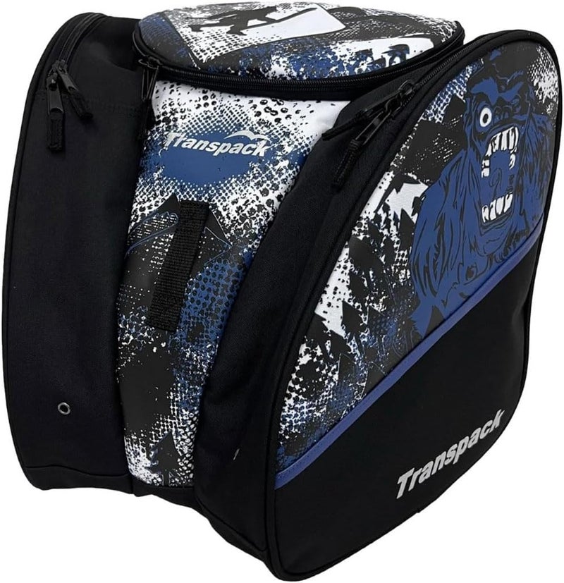 Transpack Edge Junior+ 38L Water-Resistant Padded Multi-Compartment Ski/Snowboard Boot Helmet Goggles & Gear Backpack Bag - Image 2